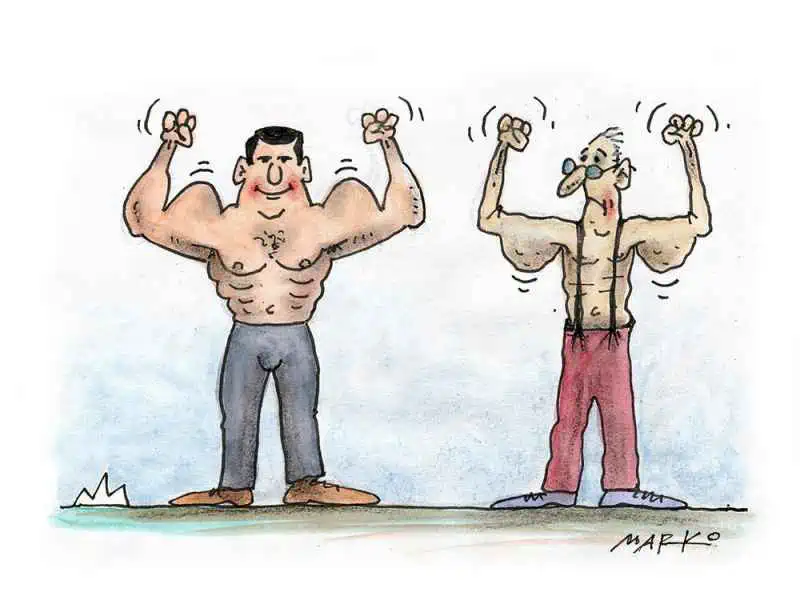 Karikatura Marko Kočevar, 40